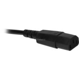 Bachmann 351.174 cable de transmisión Negro 2 m Enchufe tipo F C13 acoplador negro, 2 m, Enchufe tipo F, C13 acoplador, 250 V, 16 A