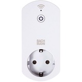 Bachmann 919.023 enchufe inteligente Blanco, Toma de corriente con interruptor blanco, 802.11b,802.11g,Wi-Fi 4 (802.11n), Interior, Blanco, 230 V, Tipo F, 16 A