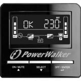 BlueWalker 2000 CW Línea interactiva 2 kVA 1400 W, UPS negro, Línea interactiva, 2 kVA, 1400 W, Seno, 162 V, 290 V