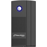 BlueWalker Basic VI 650 SB Línea interactiva 0,65 kVA 360 W 2 salidas AC, UPS negro, Línea interactiva, 0,65 kVA, 360 W, 162 V, 290 V, 50/60 Hz