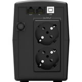 BlueWalker VI 1000 STL Línea interactiva 1 kVA 600 W 2 salidas AC, UPS negro, Línea interactiva, 1 kVA, 600 W, Seno, 162 V, 290 V