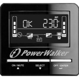 BlueWalker VI 1100 CW Línea interactiva 1,1 kVA 770 W 6 salidas AC, UPS negro, Línea interactiva, 1,1 kVA, 770 W, Seno, 162 V, 290 V