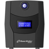 BlueWalker VI 2200 STL Línea interactiva 2,2 kVA 1320 W 4 salidas AC, UPS negro, Línea interactiva, 2,2 kVA, 1320 W, Seno, 162 V, 290 V