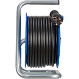 Brennenstuhl 1079180600 base múltiple 15 m 3 salidas AC Interior Negro, Azul, Blanco, Enrrollacables azul/Negro, 15 m, 3 salidas AC, Interior, IP20, PVC, De plástico, Negro, Azul, Blanco