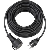 Brennenstuhl 1161420 cable de transmisión Negro 5 m, Cable alargador negro, 5 m, Negro