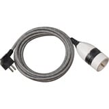 Brennenstuhl 1161830 base múltiple 3 m 1 salidas AC Interior Negro, Blanco, Cable alargador negro/blanco, 3 m, 1 salidas AC, Interior, IP20, De plástico, Cloruro de polivinilo (PVC), Negro, Blanco