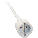 Brennenstuhl 1168980220 cable de transmisión Blanco 2 m, Cable alargador blanco, 2 m, Blanco