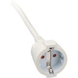 Brennenstuhl 1168980230 3m Blanco cable de transmisión, Cable alargador blanco, 3 m, Macho/Hembra, Blanco