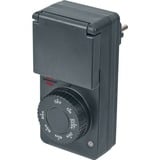 Brennenstuhl 1506120 contador eléctrico Negro Temporizador diario antracita, Temporizador diario, Negro, Giratorio, IP44, 91 mm, 62 mm