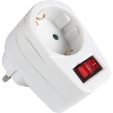 Brennenstuhl 1508070 caja de tomacorriente Blanco, Adaptador de enchufe blanco