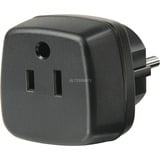 Brennenstuhl 1508520 adaptador e inversor de corriente Interior Negro, Adaptador de enchufe negro, Universal, Interior, Negro, 48 mm, 45 mm, 65 mm