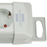 Brennenstuhl 1955540100 limitador de tensión Gris 4 salidas AC 1,8 m, Regleta gris claro, 4 salidas AC, Tipo F, Gris, De plástico, 1,8 m