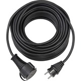 Brennenstuhl 230V extension cable schuko male - shuko female, Cable alargador negro