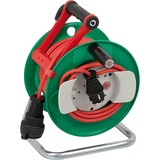 Brennenstuhl 25m AT-N05V3V3-F 3G1,5 1AC outlet(s) 25m Negro, Verde, Gris, Rojo base múltiple, Enrrollacables verde/Rojo, 5, Negro, Verde, Gris, Rojo, Rojo, 25 m