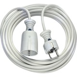 Brennenstuhl Quality Cable Blanco 5 m, Cable alargador blanco, 5 m, Blanco