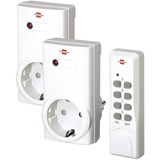 Brennenstuhl Set de interruptor inalámbrico RCS 1000 N Comfort, Conjunto blanco