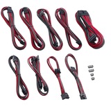 Cablemod CM-PRTS-FKIT-NKCR-R cable de alimentación interna, Administración de cables carbón/Rojo, Carbono, Rojo, 260 mm, 180 mm, 65 mm, 1,1 kg, Caja