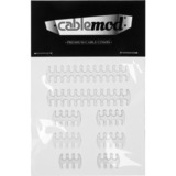 Cablemod ModFlex Soporte para cables Transparente, Modding transparente, Soporte para cables, ABS sintéticos, Transparente