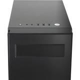 Chieftec AL-02B-TG-OP carcasa de ordenador Torre Negro, Cajas de torre negro, Torre, PC, Negro, ATX, micro ATX, Mini-ITX, Aluminio, SPCC, Vidrio templado, 16,6 cm