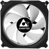 Chieftec CF-1225RGB sistema de refrigeración para ordenador Carcasa del ordenador Ventilador 12 cm Negro negro/blanco, Ventilador, 12 cm, 1200 RPM, 16 dB, 53 cfm, Negro