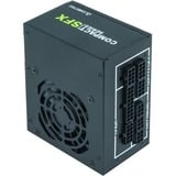 Chieftec CSN-650C unidad de fuente de alimentación 650 W 20+4 pin ATX SFX Negro, Fuente de alimentación de PC negro, 650 W, 100 - 240 V, 47 - 63 Hz, 6 A, Activo, 90 W