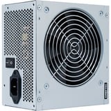 Chieftec GPB-450S unidad de fuente de alimentación 450 W 20+4 pin ATX PS/2 Plata, Fuente de alimentación de PC gris, 450 W, 200 - 240 V, 47 - 63 Hz, 3.5 A, Activo, 100 W