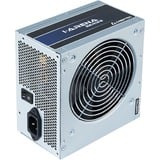 Chieftec GPB-450S unidad de fuente de alimentación 450 W 20+4 pin ATX PS/2 Plata, Fuente de alimentación de PC gris, 450 W, 200 - 240 V, 47 - 63 Hz, 3.5 A, Activo, 100 W