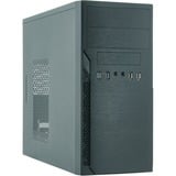 Chieftec HO-12B Torre Negro 350 W, Cajas de torre negro, Torre, PC, Negro, micro ATX, SECC, 14 cm