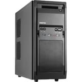 Chieftec LF-02B-OP carcasa de ordenador Midi Tower Negro, Cajas de torre negro, Midi Tower, PC, Negro, ATX, micro ATX, Hogar / Oficina, Fondo