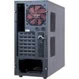 Chieftec LF-02B-OP carcasa de ordenador Midi Tower Negro, Cajas de torre negro, Midi Tower, PC, Negro, ATX, micro ATX, Hogar / Oficina, Fondo