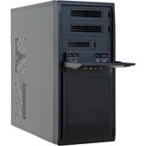 Chieftec LG-01B-OP carcasa de ordenador Midi Tower Negro, Cajas de torre negro, Midi Tower, PC, Negro, ATX, micro ATX, Hogar / Oficina, 14 cm