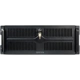 Chieftec UNC-411E-B-OP carcasa de ordenador Estante Negro, Servidor de vivienda negro, Estante, Servidor, Negro, ATX, EATX, micro ATX, SECC, 14 cm