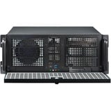 Chieftec UNC-411E-B carcasa de ordenador Estante Negro, Plata 400 W, Servidor de vivienda negro, Estante, Servidor, Negro, Plata, ATX, EATX, micro ATX, SECC, 4U