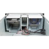 Chieftec UNC-411E-B carcasa de ordenador Estante Negro, Plata 400 W, Servidor de vivienda negro, Estante, Servidor, Negro, Plata, ATX, EATX, micro ATX, SECC, 4U