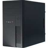 Chieftec XT-01B-350GPB carcasa de ordenador Mini Tower Negro 350 W, Cajas de torre negro, Mini Tower, PC, Negro, micro ATX, SECC, 14 cm