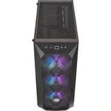 Cooler Master MasterBox TD500 Mesh Midi Tower Negro, Cajas de torre negro, Midi Tower, PC, Negro, ATX, EATX, micro ATX, Mini-ITX, SSI CEB, Malla, Plástico, Acero, Vidrio templado, Multi