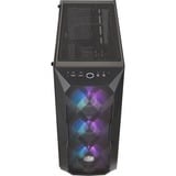 Cooler Master MasterBox TD500 Mesh Midi Tower Negro, Cajas de torre negro, Midi Tower, PC, Negro, ATX, EATX, micro ATX, Mini-ITX, SSI CEB, Malla, Plástico, Acero, Vidrio templado, Multi