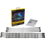 Corsair CL-8930002 parte carcasa de ordenador Tira LED, Tira de LED Tira LED, Negro, Multicolor, Azul, Verde, Naranja, Rosa