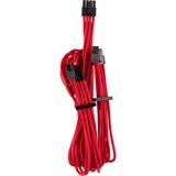 Corsair CP-8920223 cable de alimentación interna rojo, Macho, Macho, Derecho, Derecho, Negro, Rojo