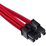 Corsair CP-8920223 cable de alimentación interna rojo, Macho, Macho, Derecho, Derecho, Negro, Rojo