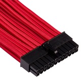 Corsair CP-8920230 cable de alimentación interna 0,61 m, Administración de cables rojo, 0,61 m, ATX (24-pin), ATX (24-pin), Macho, Macho, Derecho