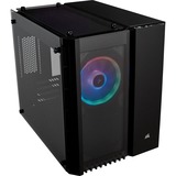 Corsair Crystal 280X Negro, Cajas de torre negro, PC, Negro, micro ATX, Acero, Vidrio templado, Juego, 15 cm