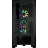 Corsair iCUE 4000X RGB Midi Tower Negro, Cajas de torre negro, Midi Tower, PC, Negro, ATX, Plástico, Acero, Vidrio templado, Juego