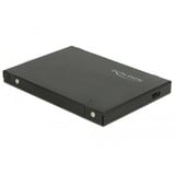 DeLOCK 42609 caja para disco duro externo Caja externa para unidad de estado sólido (SSD) Negro M.2, Caja de unidades negro, Caja externa para unidad de estado sólido (SSD), M.2, PCI Express, 10 Gbit/s, Conexión USB, Negro