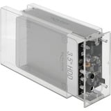 DeLOCK 42624 caja para disco duro externo Carcasa de disco duro/SSD Transparente 2.5/3.5", Caja de unidades transparente, Carcasa de disco duro/SSD, 2.5/3.5", SATA, Hot-swap, Conexión USB, Transparente