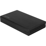 DeLOCK 42626 caja para disco duro externo Caja de disco duro (HDD) Negro, Caja de unidades negro, Caja de disco duro (HDD), Serial ATA III, 5 Gbit/s, Hot-swap, Conexión USB, Negro