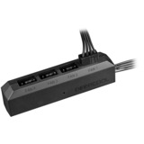 DeepCool FH-04 0,55 m, Control del ventilador negro, 0,55 m, ATX (20-pin), 4 x Molex (3-pin), Derecho, Derecho, Negro