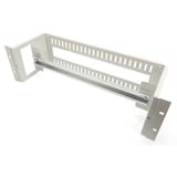 Digitus 483 mm (19“) DIN Rail Holder, 3U, Guía para cable gris, 3U, Carril de rack, Gris, Acero, 3U, 19", Turquía