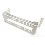 Digitus 483 mm (19“) DIN Rail Holder, 3U, Guía para cable gris, 3U, Carril de rack, Gris, Acero, 3U, 19", Turquía