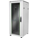 Digitus Armario de red de la serie Unique - 600 x 600 mm (an. x pr.), Armario IT gris claro, Rack o bastidor independiente, 800 kg, Gris